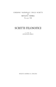 Copertina di Renato Serra. Scritti filosofici