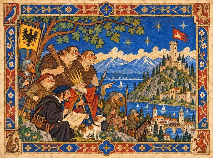 Re_e_Compagni_verso_il_Castello