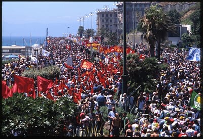 Corso Italia, manifestazione del 21 luglio 2001